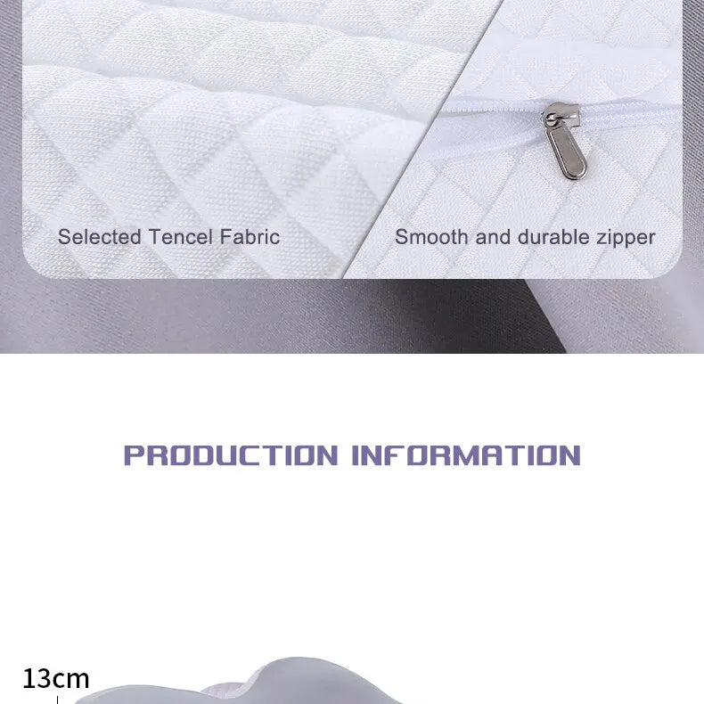 Cervical Memory Foam Pillows Butterfly Shaped Relaxing Cervical Slow Rebound Neck Pillow Pain Relief Sleeping Orthopedic Pillow Beding