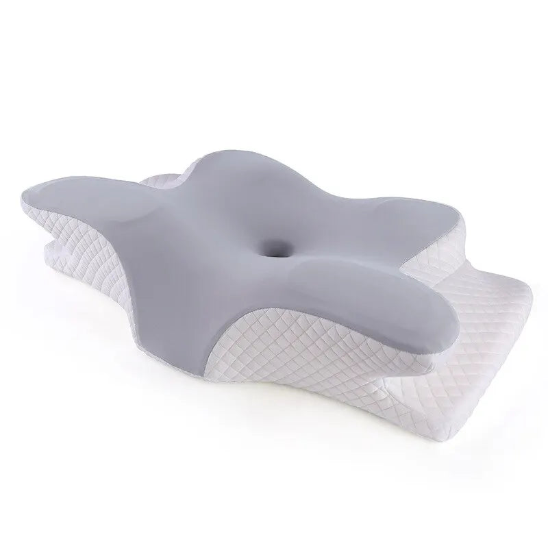 Cervical Memory Foam Pillows Butterfly Shaped Relaxing Cervical Slow Rebound Neck Pillow Pain Relief Sleeping Orthopedic Pillow Beding