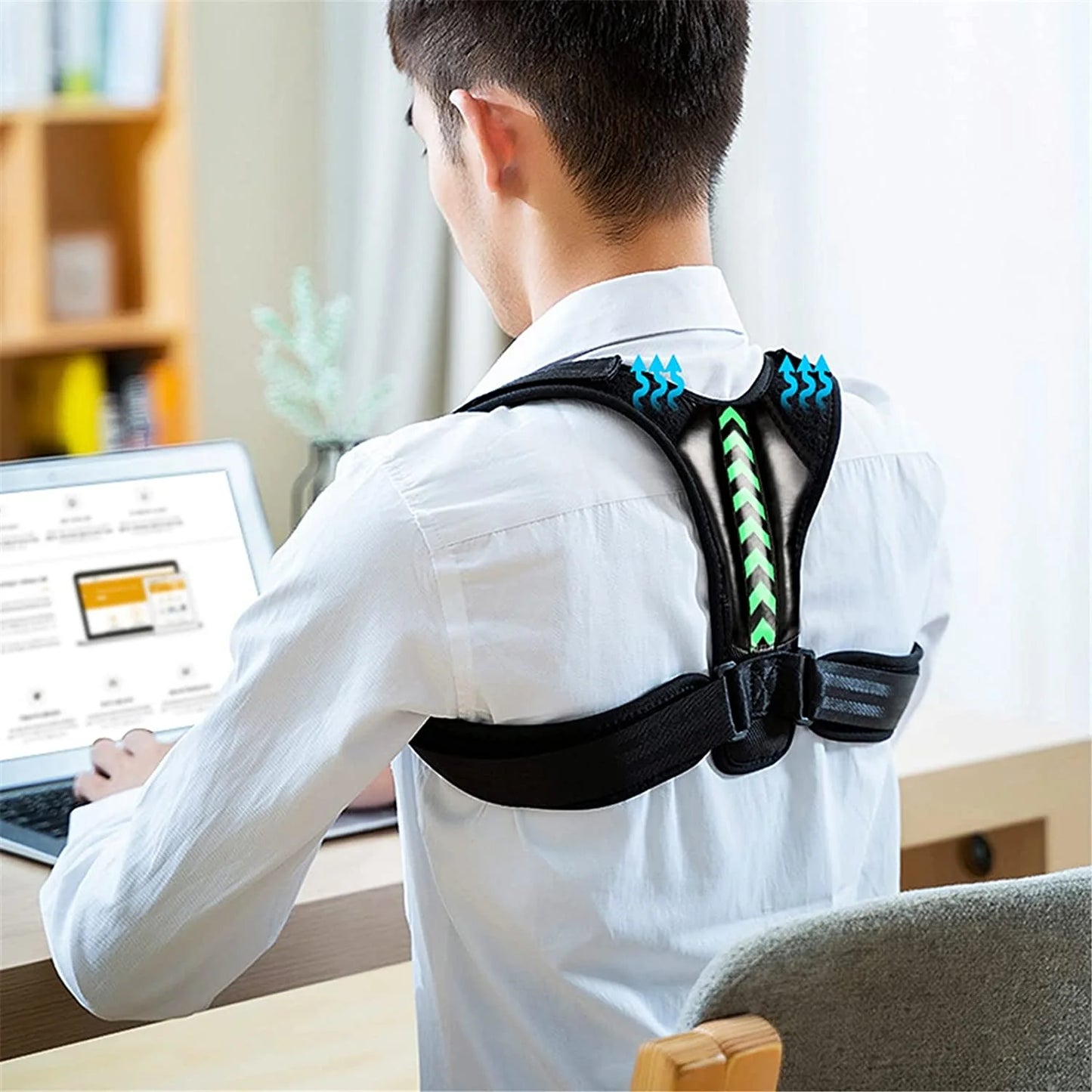 Posture Corrector For Back And Shoulder Adjustable  Belt Clavicle Spine Support Reshape Your Body Home Office Sport Upper Back Neck Brace